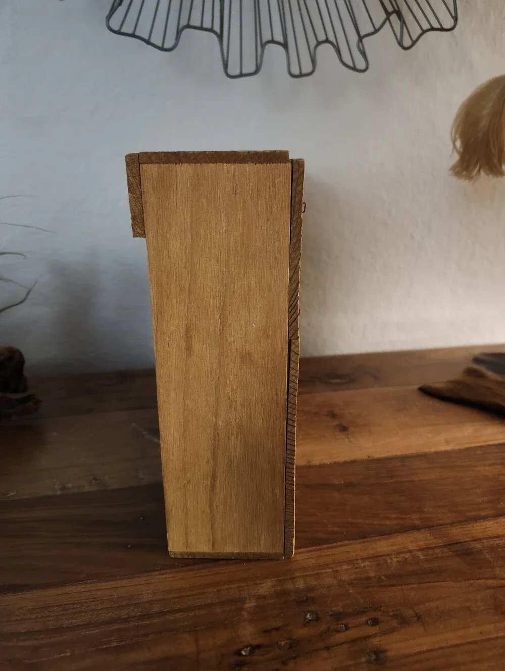 Celestial Seasonings VINTAGE Wooden Wall Shelf - Natural Wood